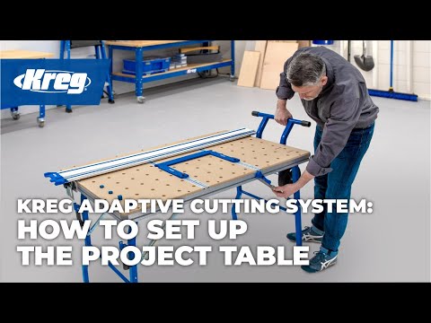 How to set up the Adaptive Cutting System Project Table