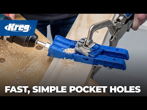 Drilling your pocket holes