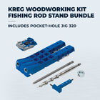 Woodworking Kit - Fishing Rod Stand Bundle, , hi-res